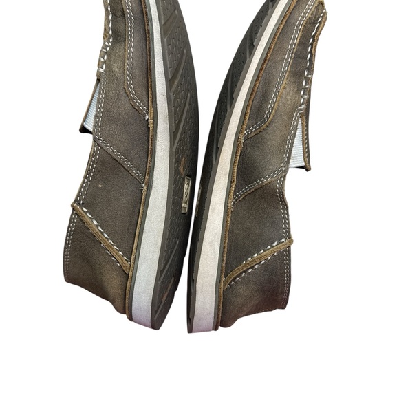 Ariat Women's Cruiser Vintage Bomber Brown Leather Slip On Size 8.5 - Picture 7 of 8